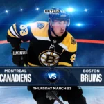 Canadiens vs Bruins Prediction, Game Preview, Live Stream, Odds and Picks