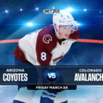 Coyotes vs Avalanche Prediction, Game Preview, Live Stream, Odds and Picks