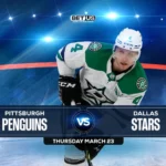 Penguins vs Stars Prediction, Game Preview, Live Stream, Odds and Picks