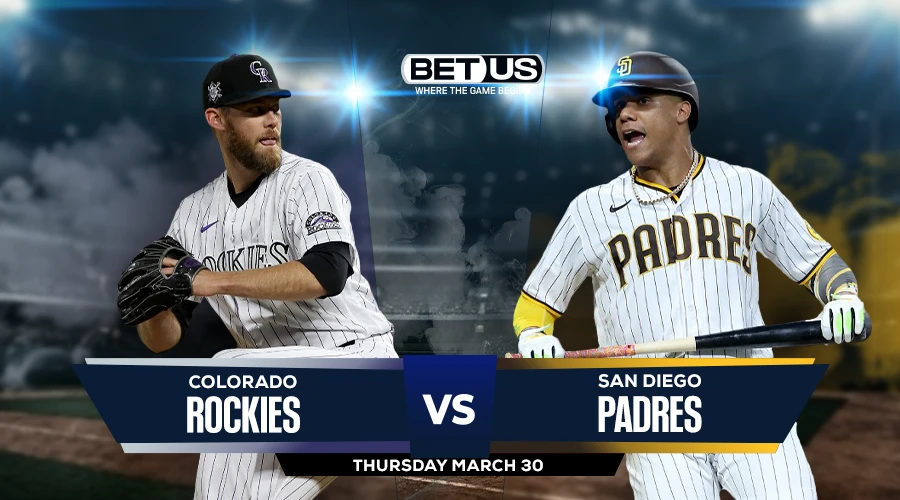 Rockies vs Padres Prediction, Game Preview, Live Stream, Odds and Picks Mar. 30