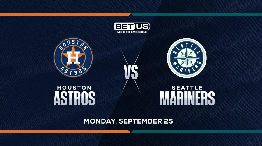 Bet Verlander, Underdog Astros vs Mariners, Sept. 25