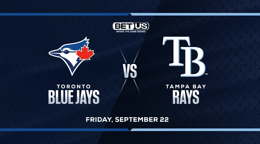 With Stakes High, Bet Under for Blue Jays vs Rays, Sept. 22
