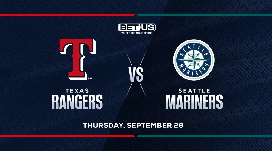 Bet Rangers to Open Series with Win vs Mariners