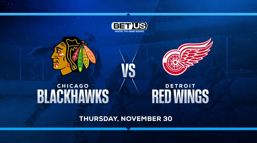 Bet Under in Blackhawks vs Red Wings Clash