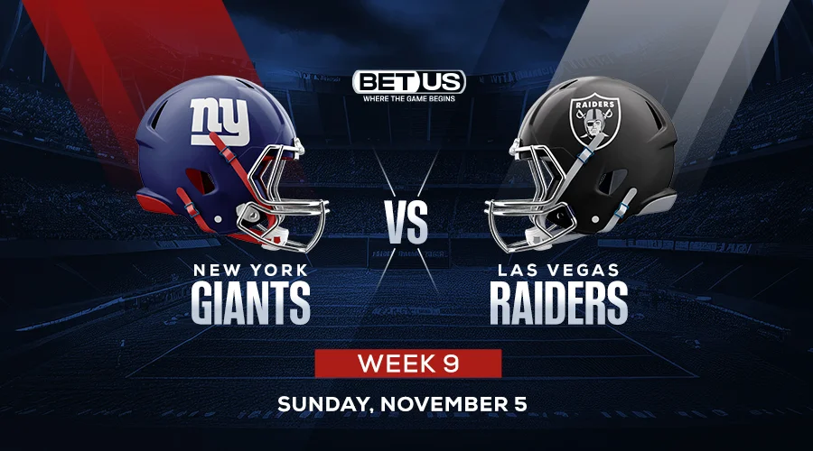 NFL player props for NY Giants vs. Raiders to wager in Week 9 NFL