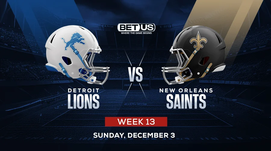 Lions vs Saints NFL Betting Lines & Pick: Injury Concerns Loom Over NOLA