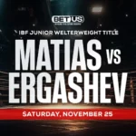 Matias vs Ergashev Deep Dive: Boxing Odds and Betting Preview