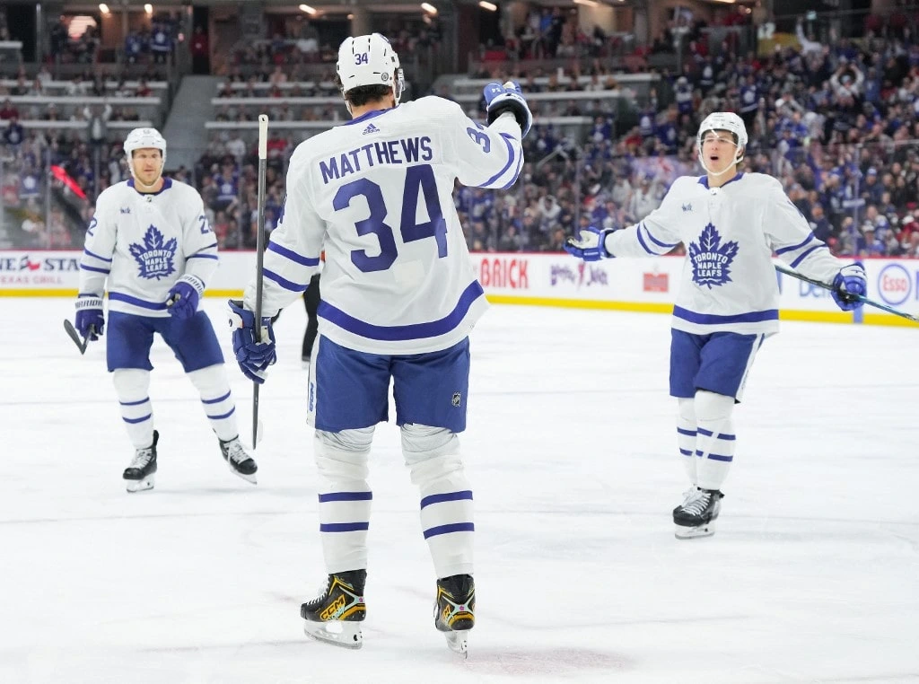NHL Who’s Hot, Who’s Not: Matthews Boosts Hart Trophy Odds