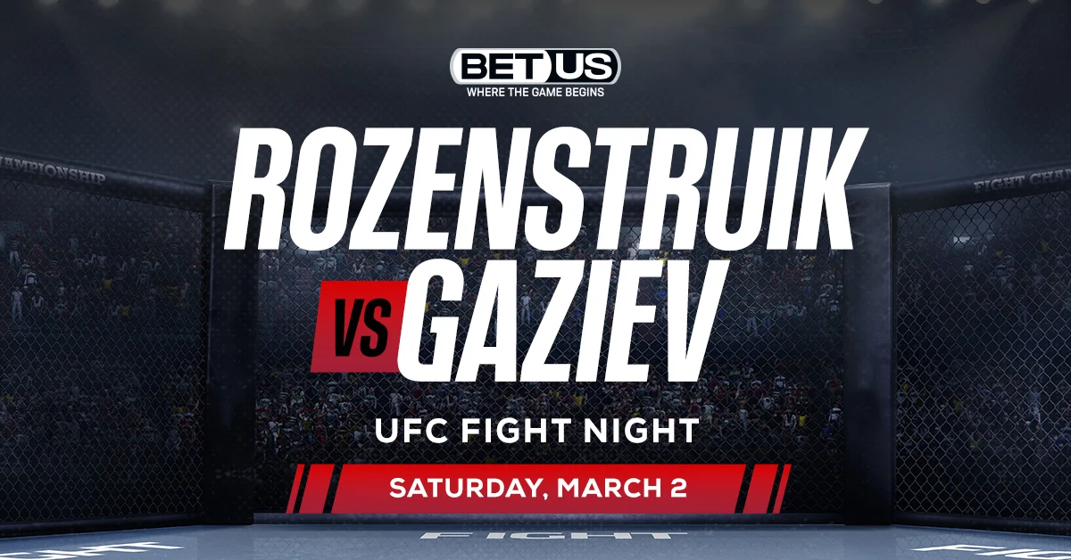 UFC Vegas 87 Rozenstruik vs Gaziev: MMA Odds and Predictions