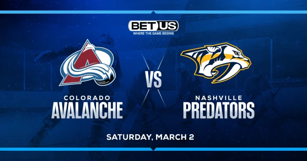 NHL Picks: Bet Avalanche-Predators Clash To Go Over