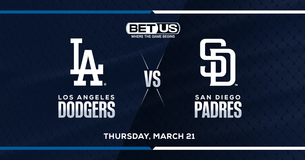 Bet Under for Dodgers vs Padres in MLB Opener