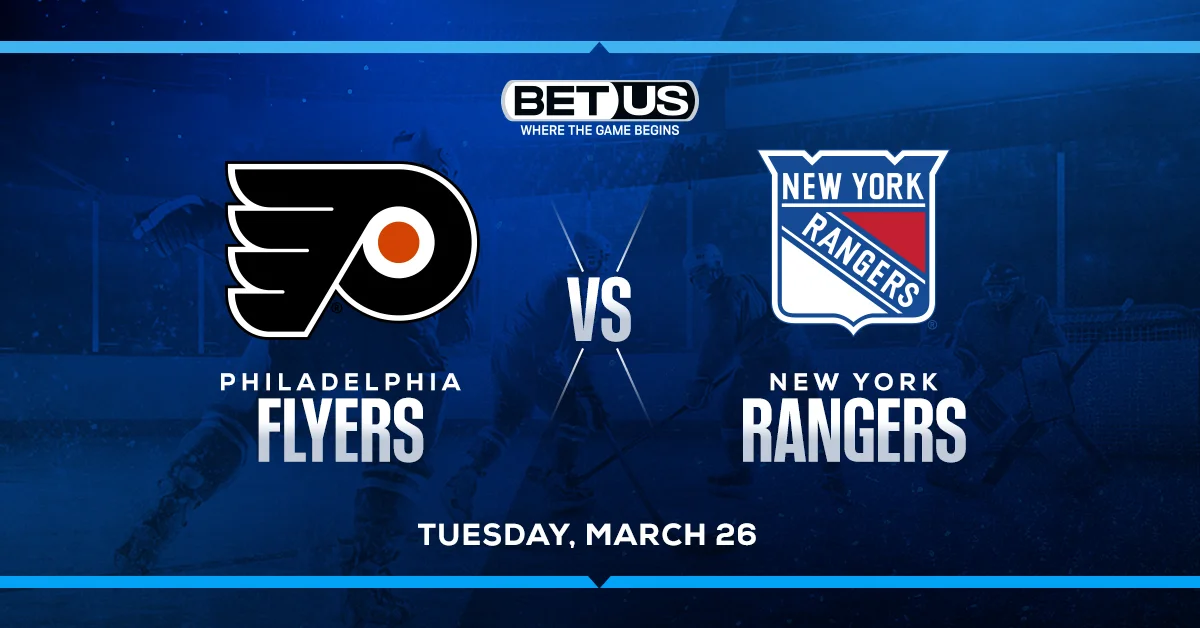 Back Rangers vs Flyers in Hockey Bets for March 26