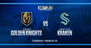 NHL Picks for March 12: Take Golden Knights ML vs Kraken