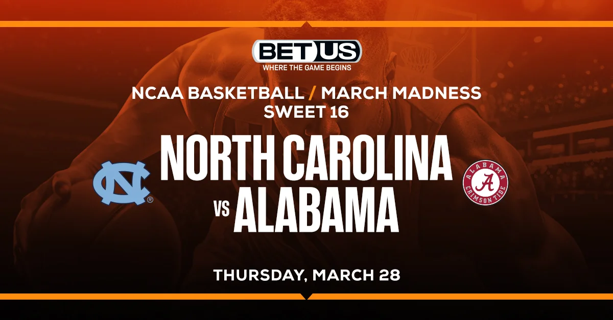 UNC vs ’Bama College Basketball Tourney Sweet 16 Betting Trends