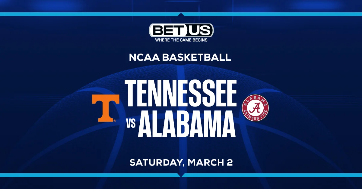 Go With Tennessee To Cover in SEC Clash with Alabama