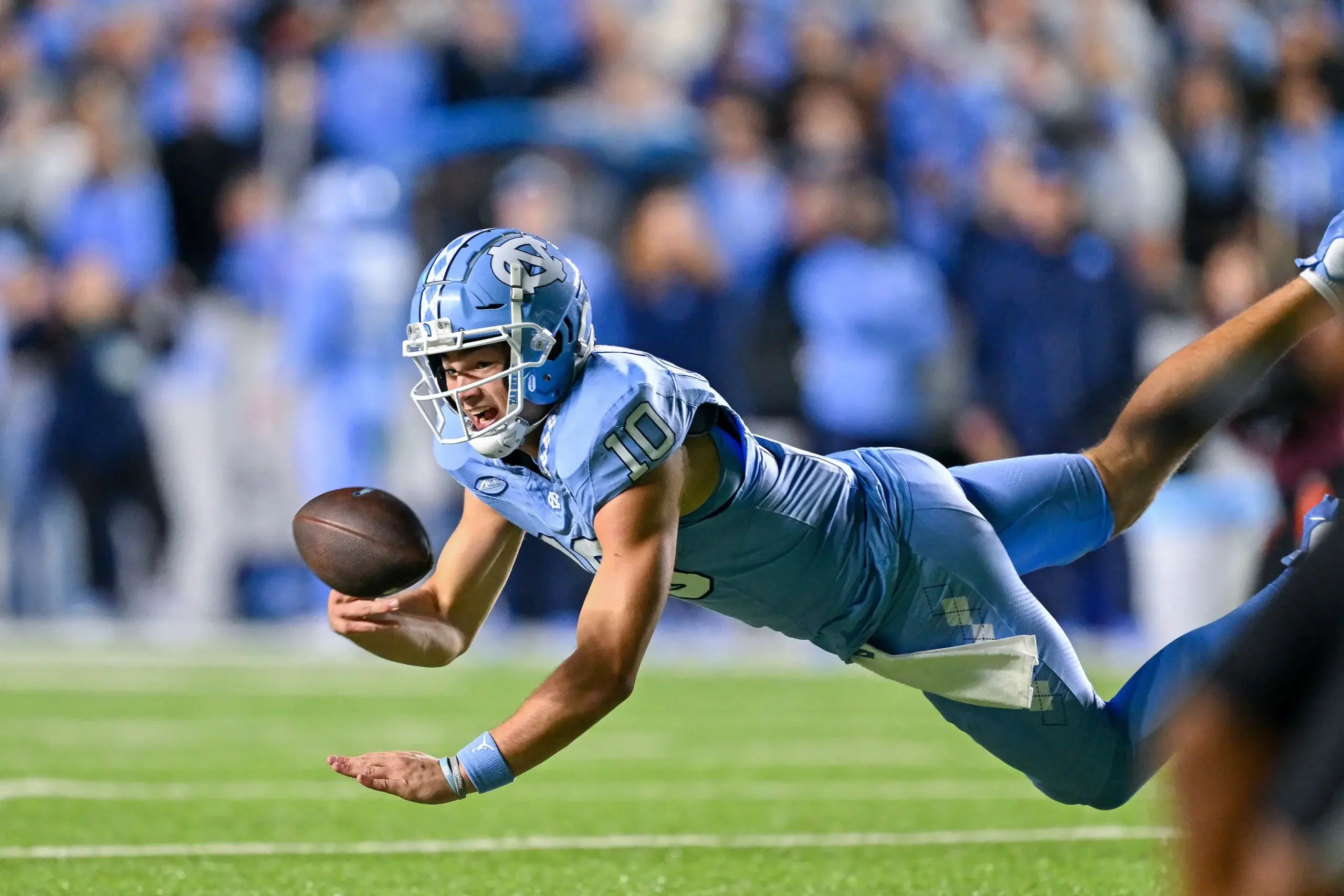 Drake Maye is the betting odds favorite to be the third overall pick in the 2024 NFL Draft.