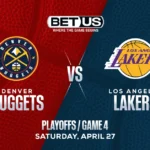 Bet Nuggets to Complete Sweep of Lakers in Game 4