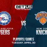 Knicks Close Out or 76ers Force Game 6? Bet on NBA Playoffs Action!