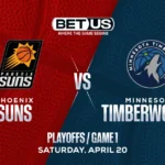Suns vs Timberwolves Prediction, Odds and NBA Picks Saturday, April 20