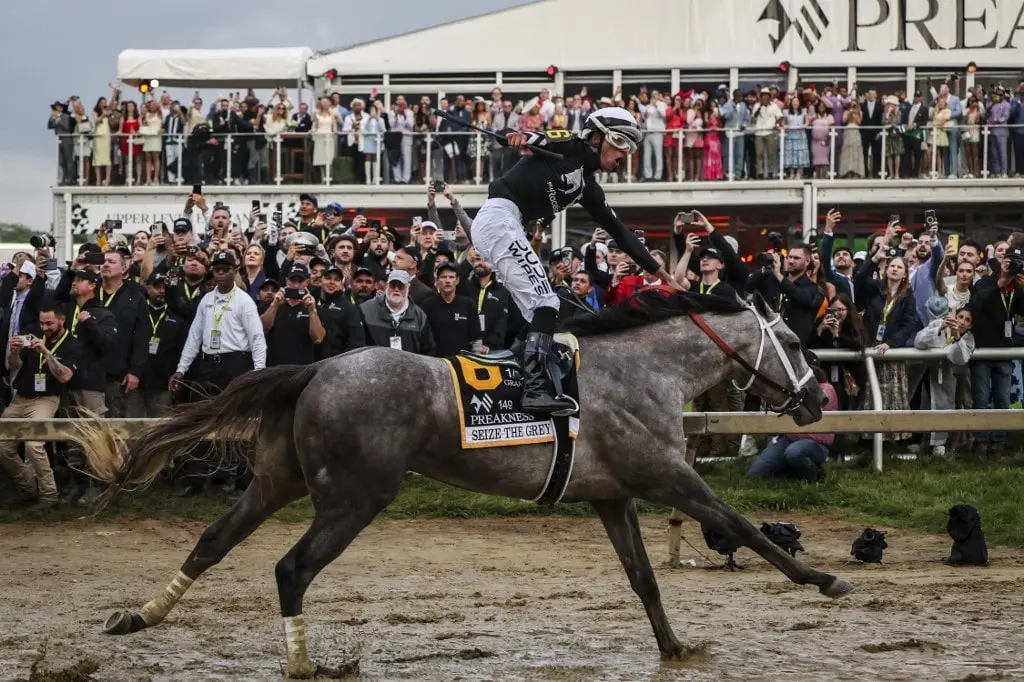 D. Wayne Lukas & Owners of Preakness Winner, Seize the Grey, Steal the Spotlight