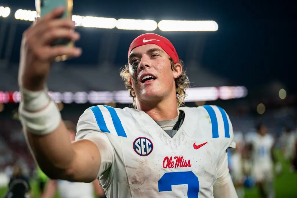 Jaxson Dart Got Drafted in the First Round, but His Mom Stole The Show