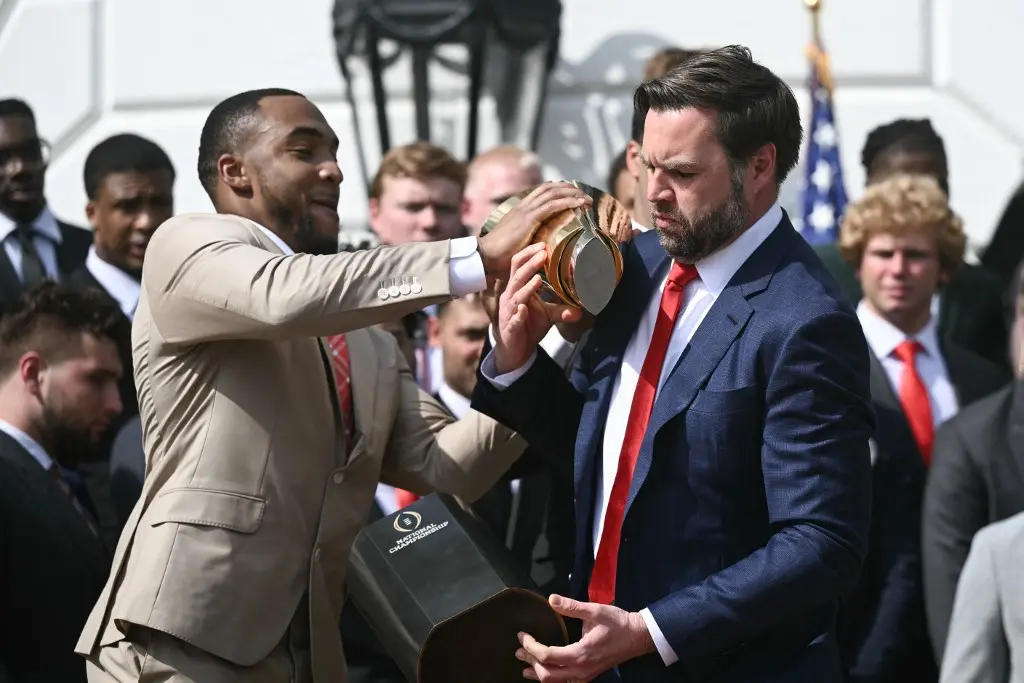JD Vance Responds to Viral Video of Him Dropping Ohio State’s Championship Trophy